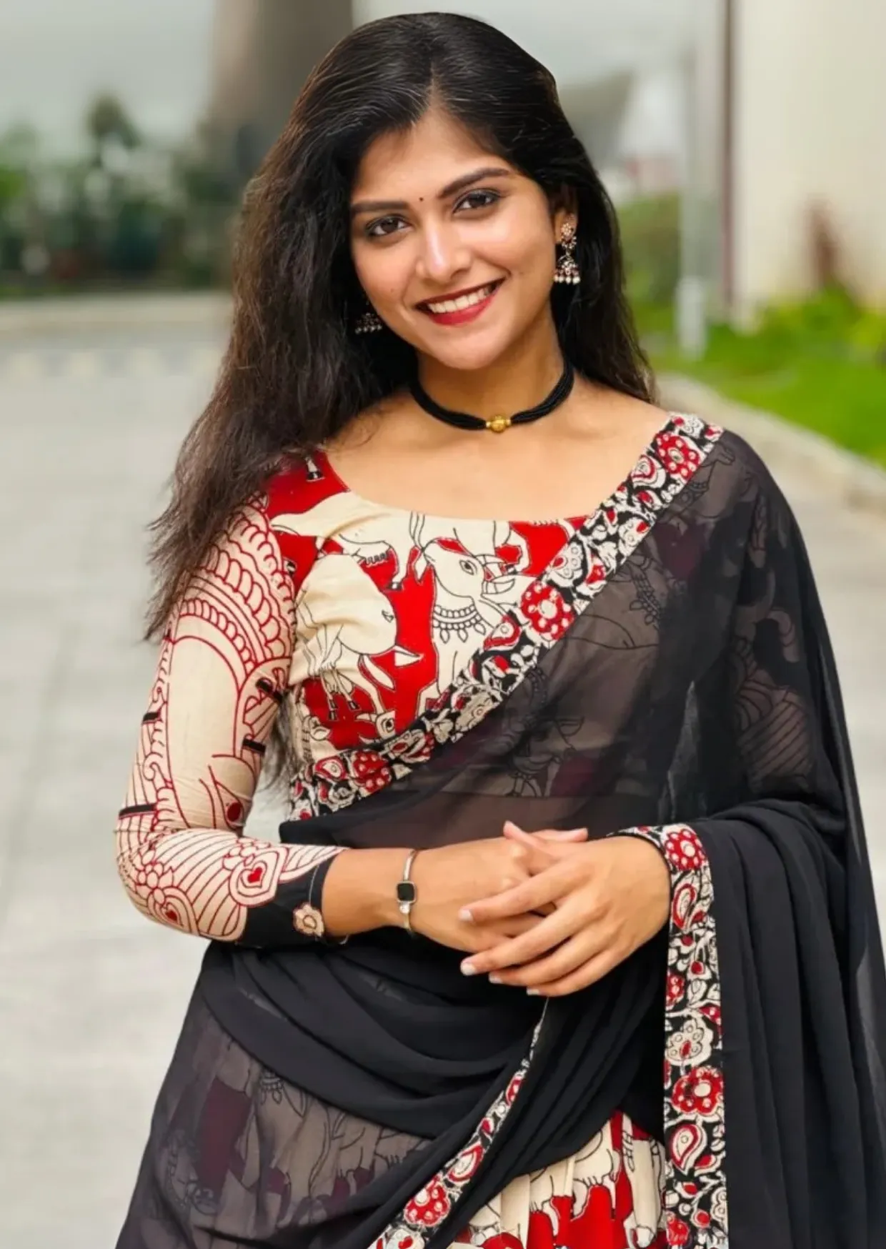 Kalamkari Heritage Riyon Cotton Lehenga Choli Set-2