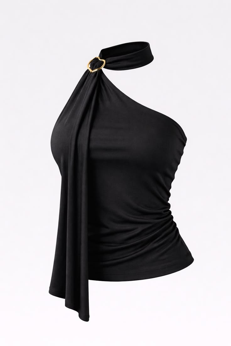Elegant Minimalist Pleated Sheath Skirt Dress