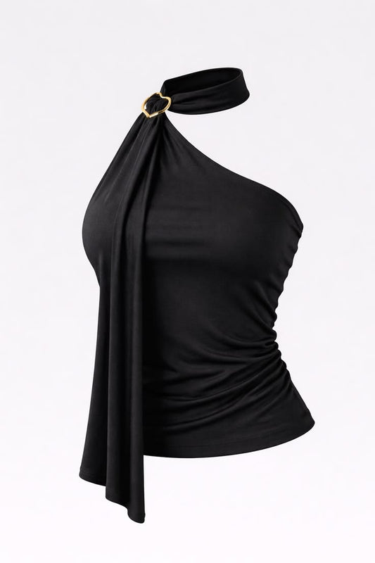 Elegant Minimalist Pleated Sheath Skirt Dress