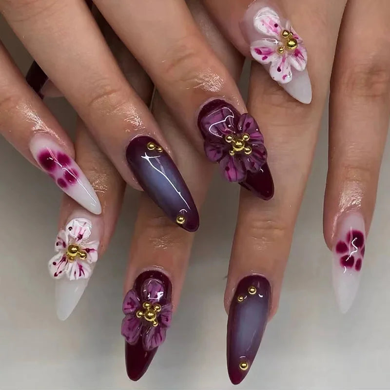 Chic Almond Press-On Nails-2