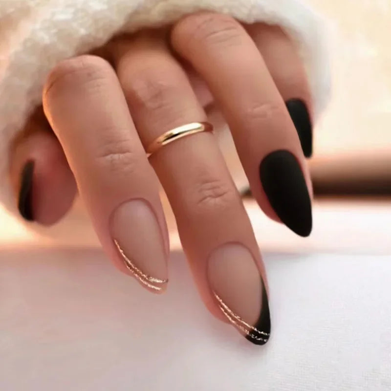 Chic Almond Press-On Nails-13
