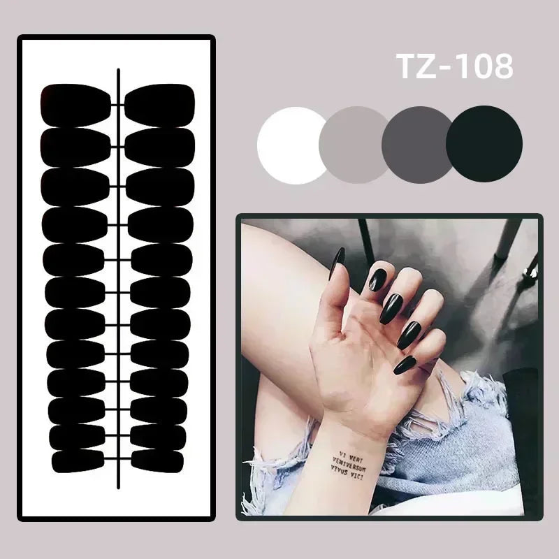 Chic Almond Press-On Nails-15