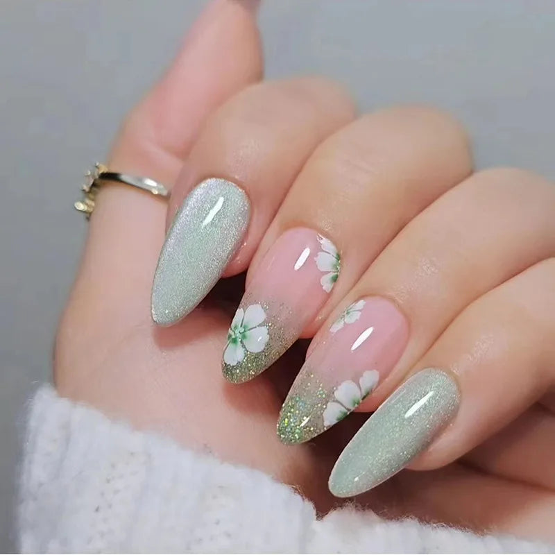 Chic Almond Press-On Nails-21