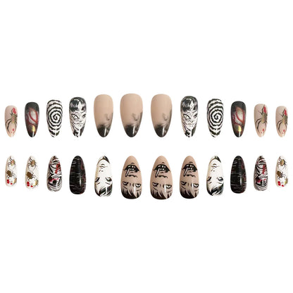 Kawakami Tomie Almond Nails-2