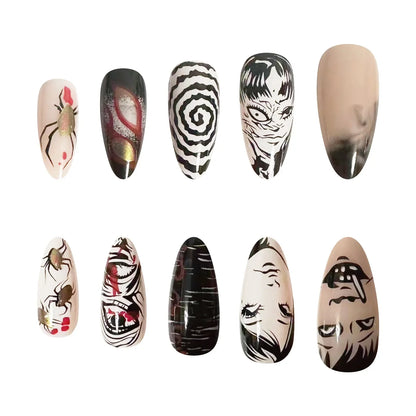 Kawakami Tomie Almond Nails-3