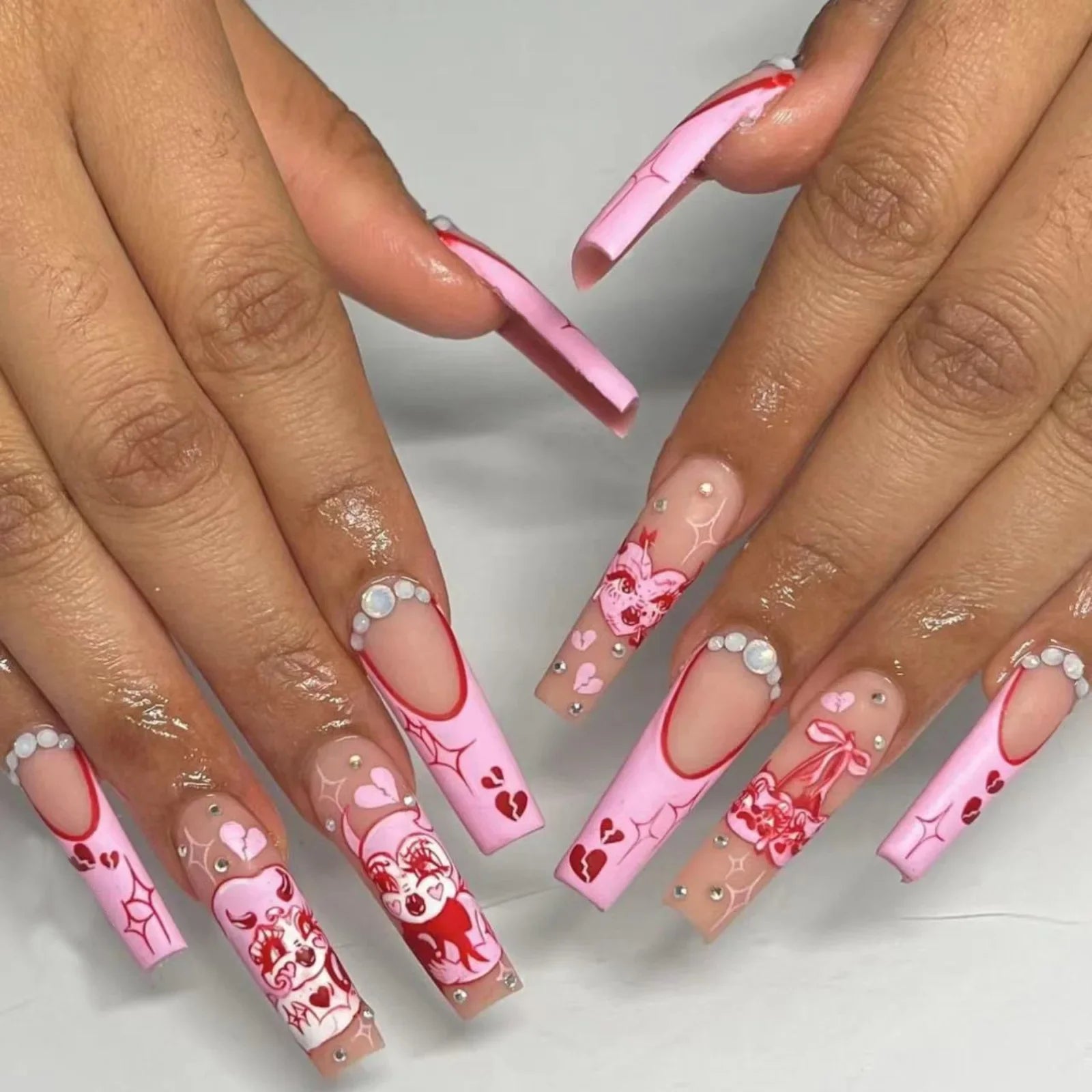 Kawakami Tomie Almond Nails-5