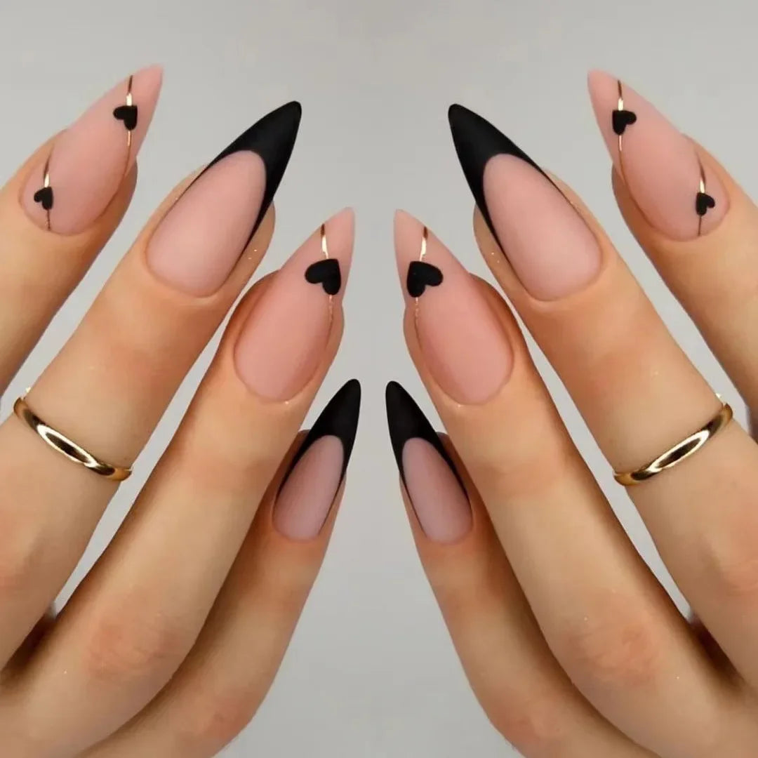 Chic Almond Press-On Nails-44