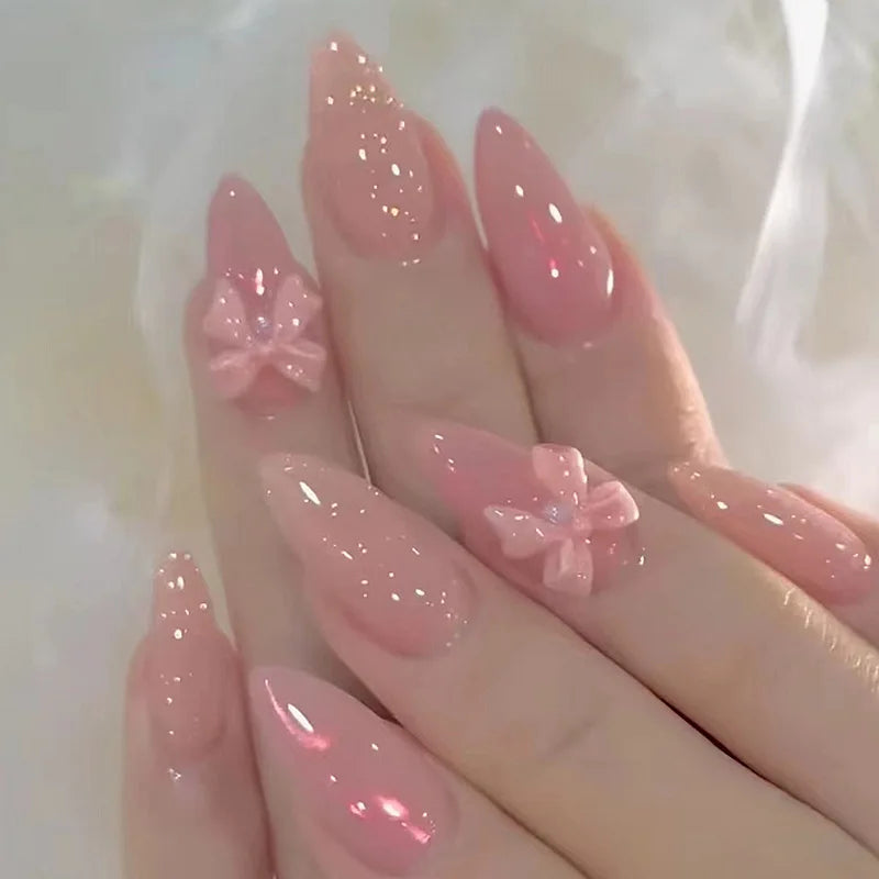 Chic Almond Press-On Nails-56