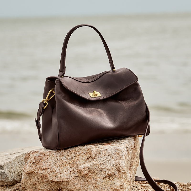 Cloud Leather Satchel Bag-2