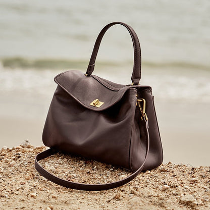 Cloud Leather Satchel Bag-3
