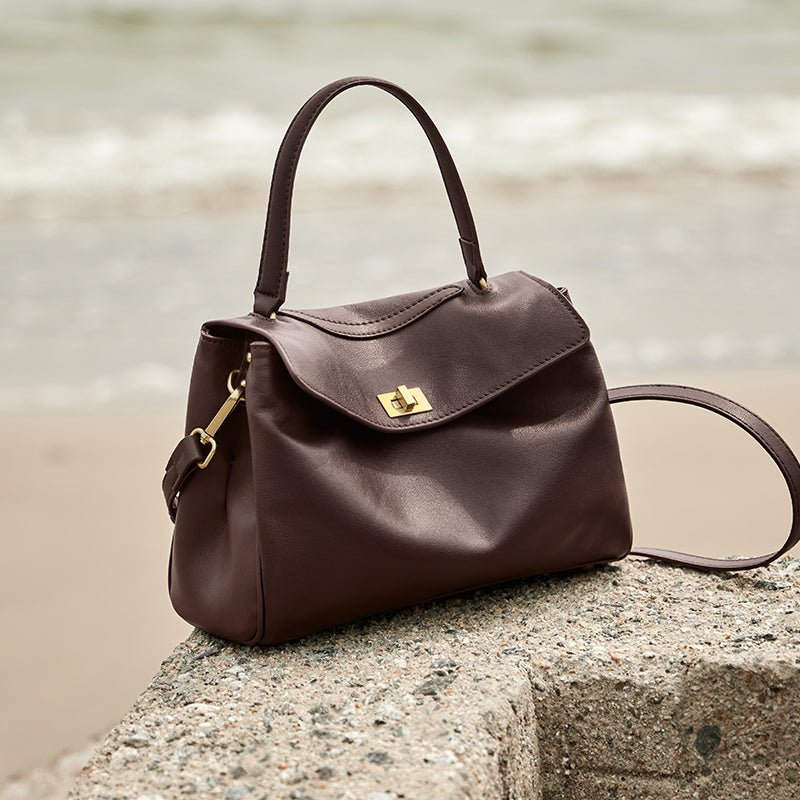 Cloud Leather Satchel Bag-4