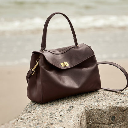 Cloud Leather Satchel Bag-4