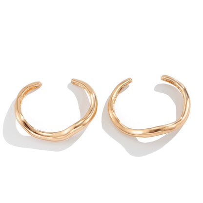 European And American Cross-Border Design-Driven Irregular Metal Bracelet